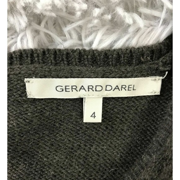 Gerard Darel Tie Waist‎ Shift Sweater Dress Size 4 Grunge whimsygoth retro - Picture 4 of 8